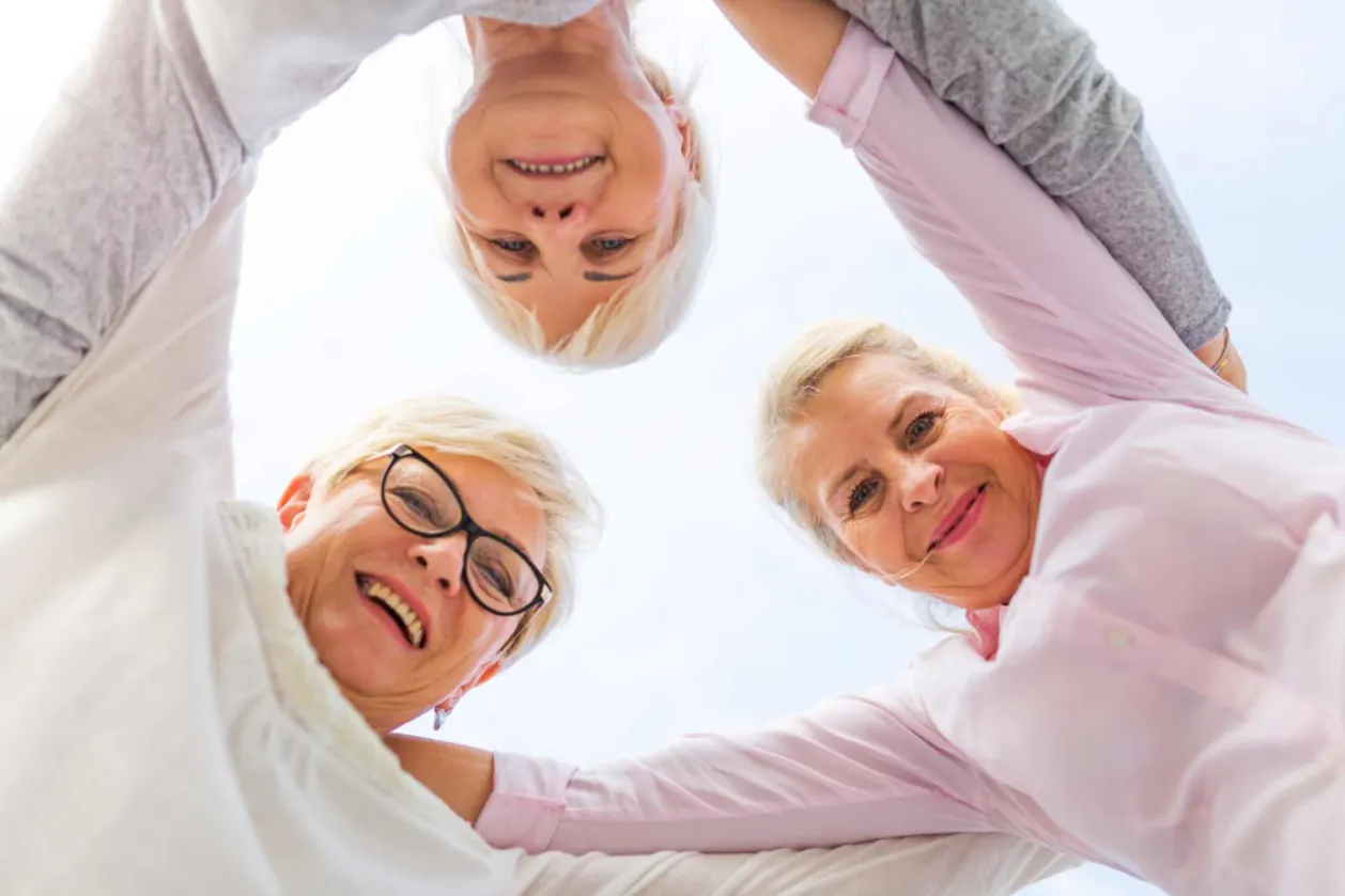 mature women in circle on psilocybin retreat